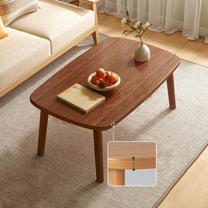 21" Wide Contemporary Coffee Table 4 Legs Single Coffee Cocktail Table