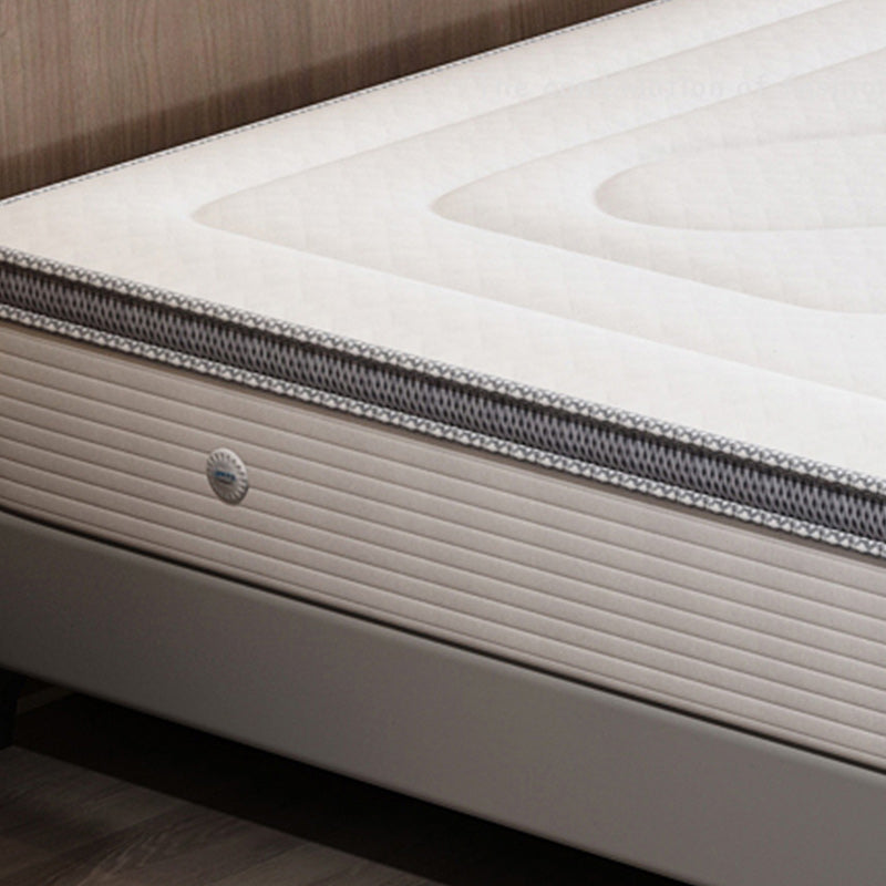 Contemporary Low Mattress Included Bed Frame Grey Upholstered Tufted Bed with 3 Drawers