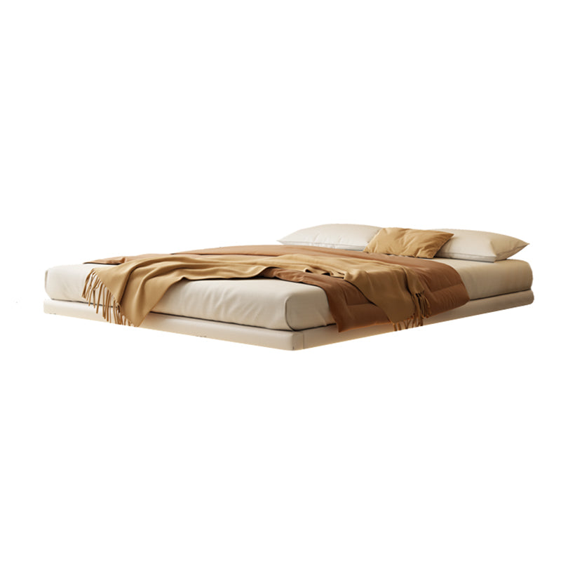 Platform Bed Frame Solid Wood Bed without Headboard and Footboard, Light Not Included