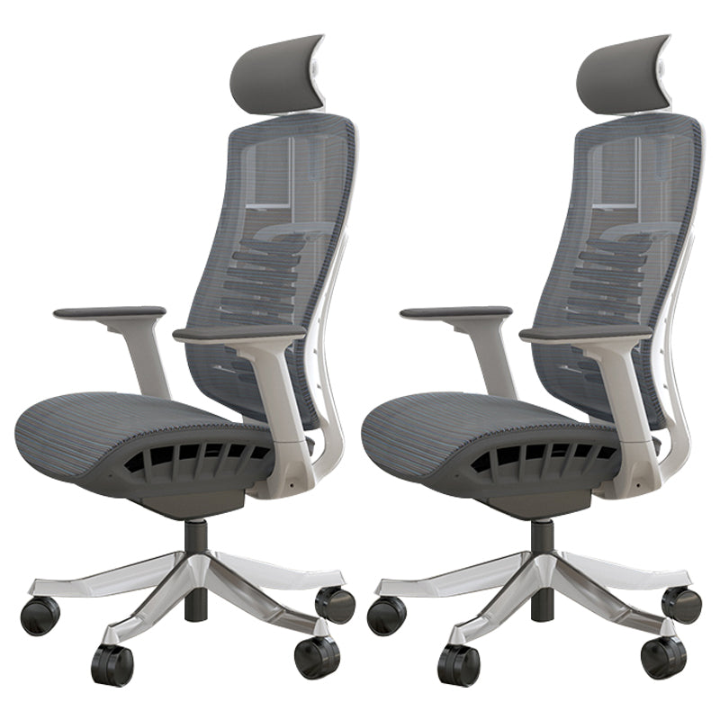 Modern Removable Arms Desk Chair No Distressing Office Chair with Wheels