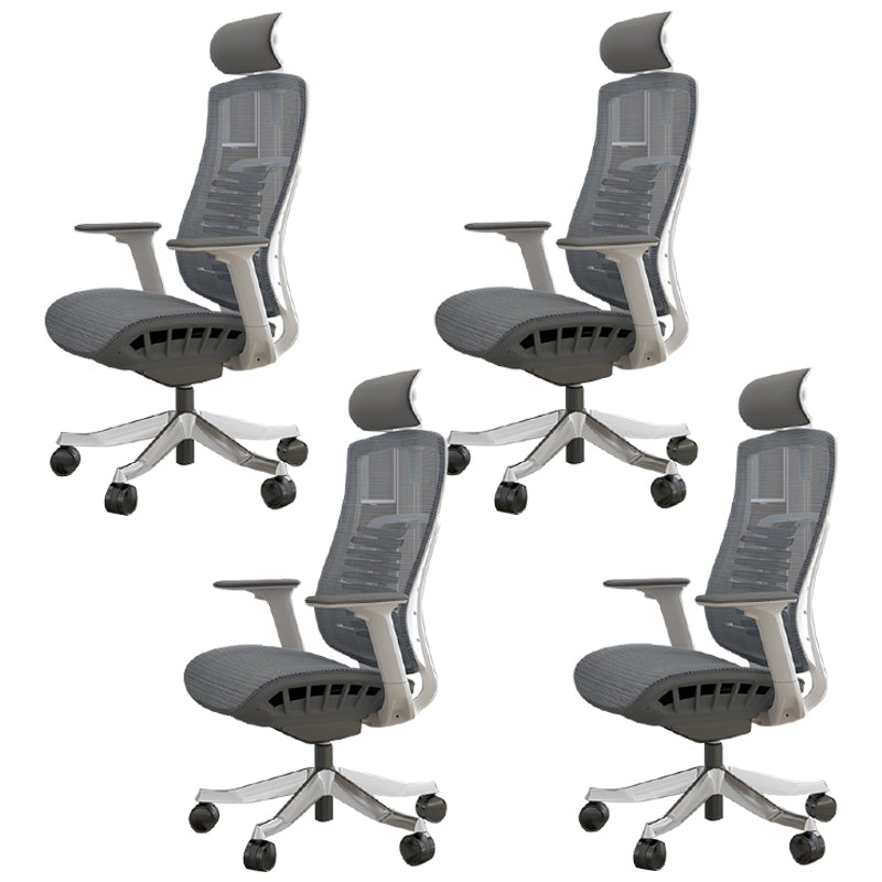 Modern Removable Arms Desk Chair No Distressing Office Chair with Wheels