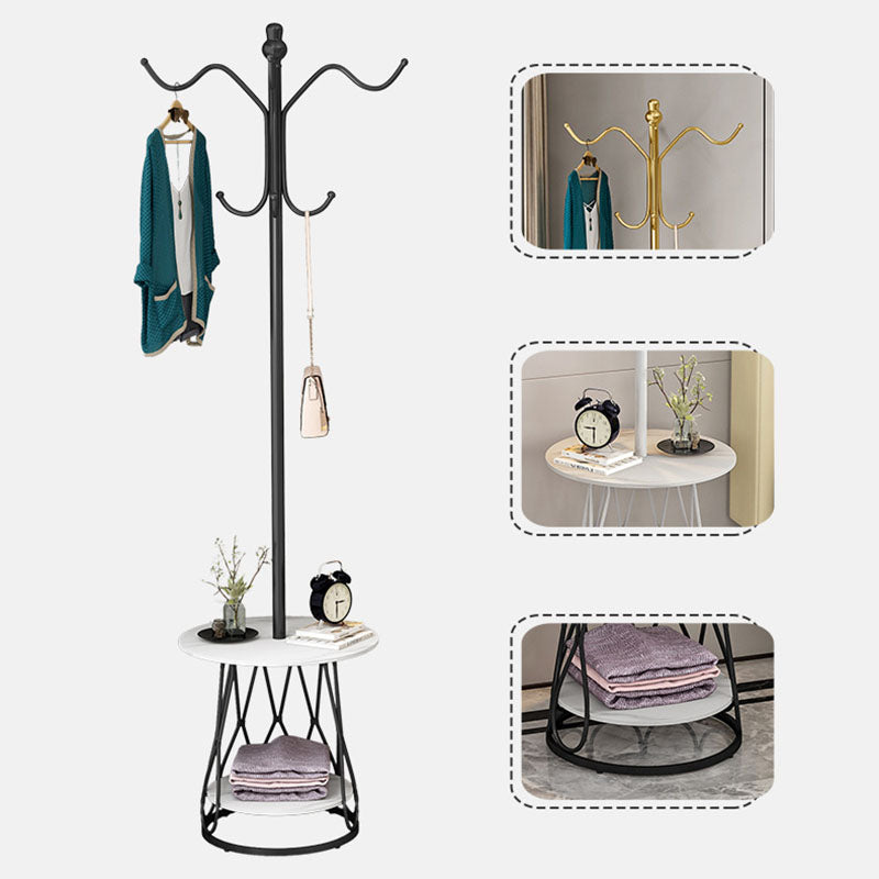 Luxurious Coat Rack Storage Free Standing Metal Coat Rack for Living Room