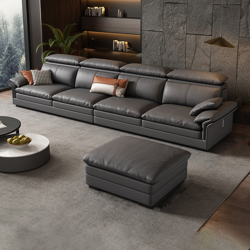 Pillow Top Arm Sectional Sofa Industrial 37.79" Tall Sectional