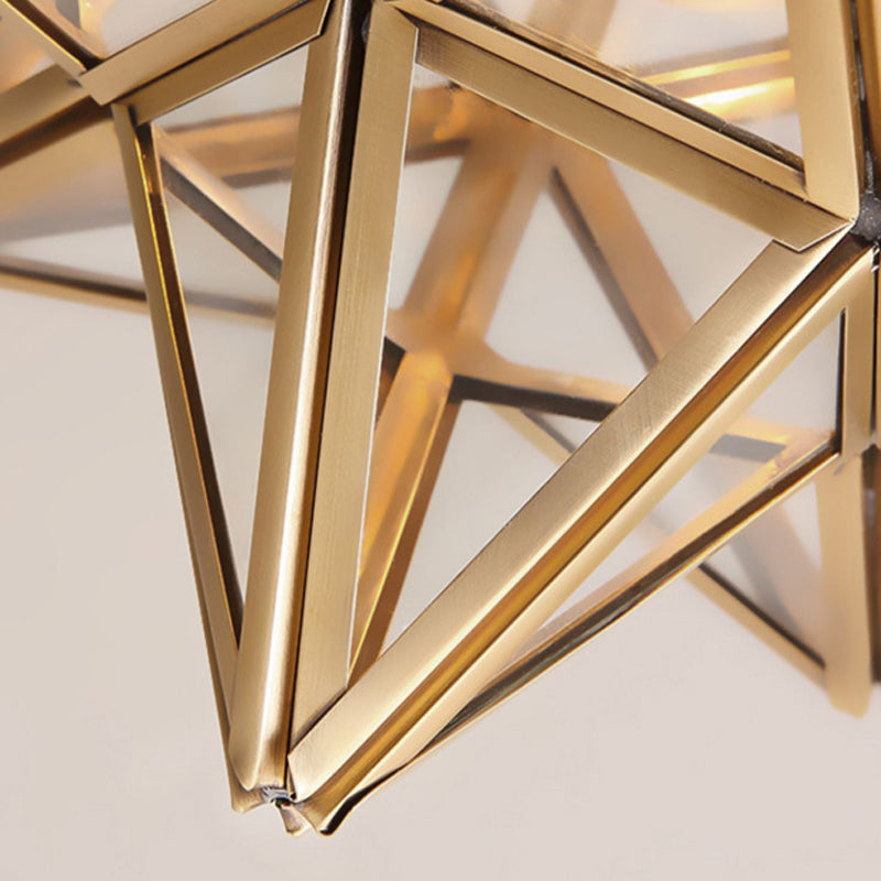 Star Shape Flush Mount Light Fixtures 1 Light Flush Mount Ceiling Light