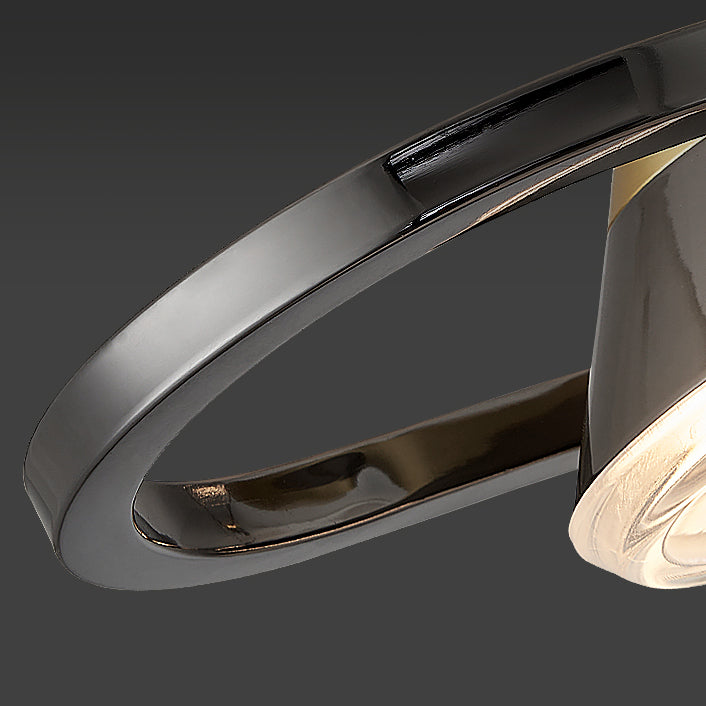 Black and Gold Hanging Light Modern Island Light Fixture with Metal for Dining Room