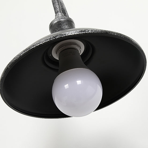 Industrial Wall Sconce Geometric Shape Wall Light with Metal Shade for Courtyard