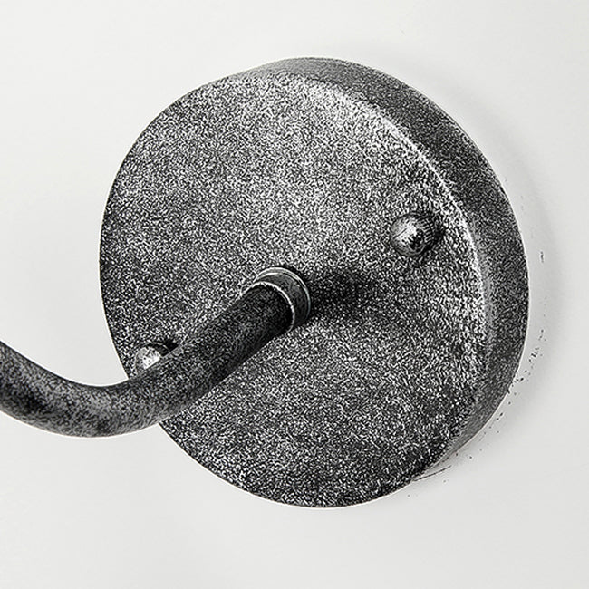 Industrial Wall Sconce Geometric Shape Wall Light with Metal Shade for Courtyard