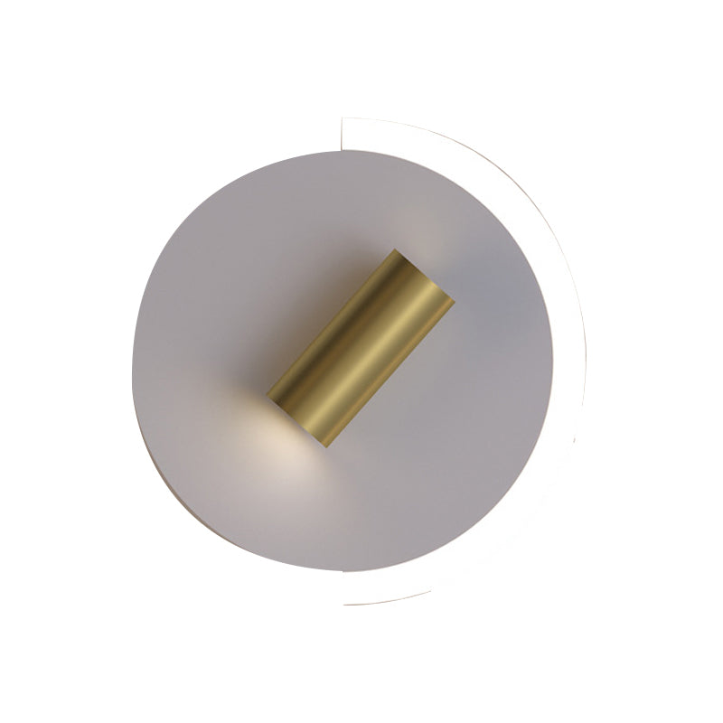 Modern Rotatable Sconce Light Metal 2 Light Wall Lamp in White