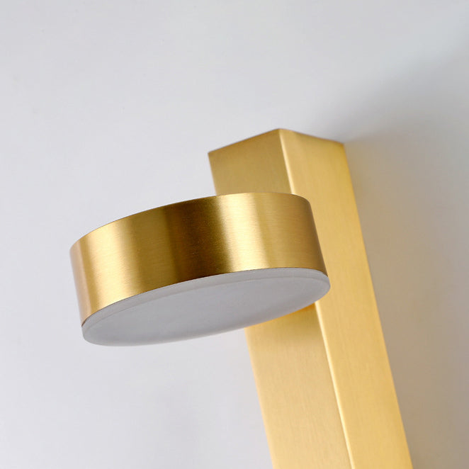 Modern Geometric Sconce Light Metal 1 Light Wall Lamp for Bedroom