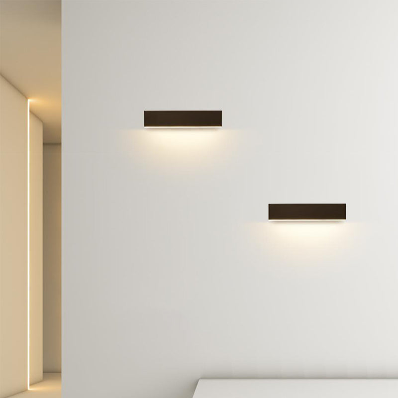 Single Black/White Modern Wall Mounted Sconce LED Wall Light for Living Room