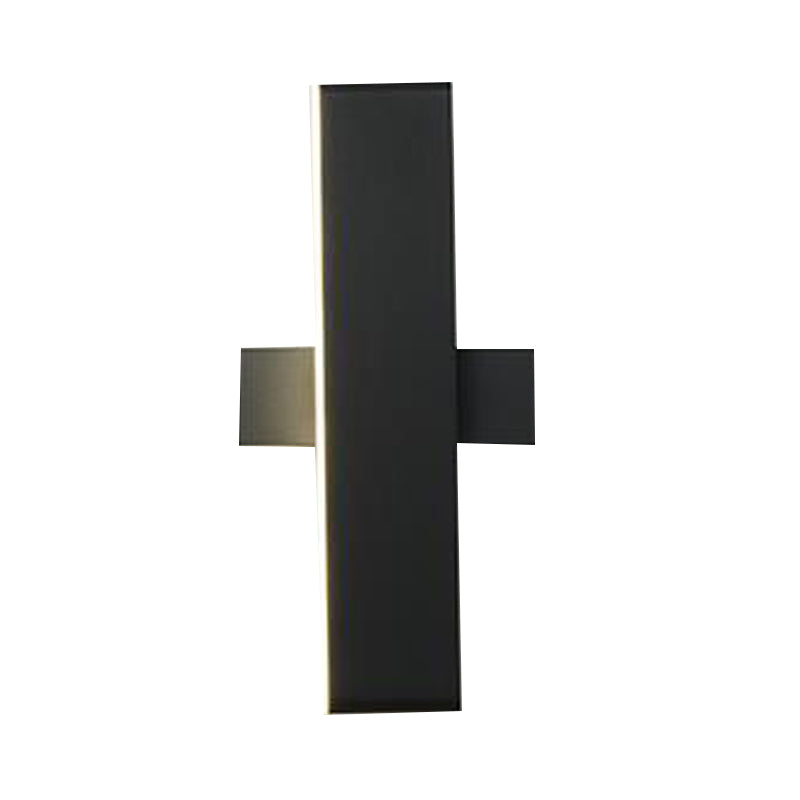 Single Black/White Modern Wall Mounted Sconce LED Wall Light for Living Room
