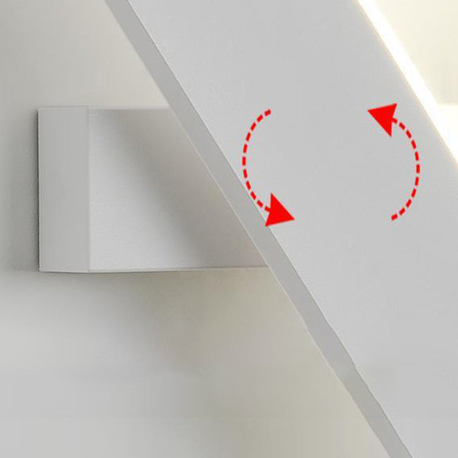 Single Black/White Modern Wall Mounted Sconce LED Wall Light for Living Room