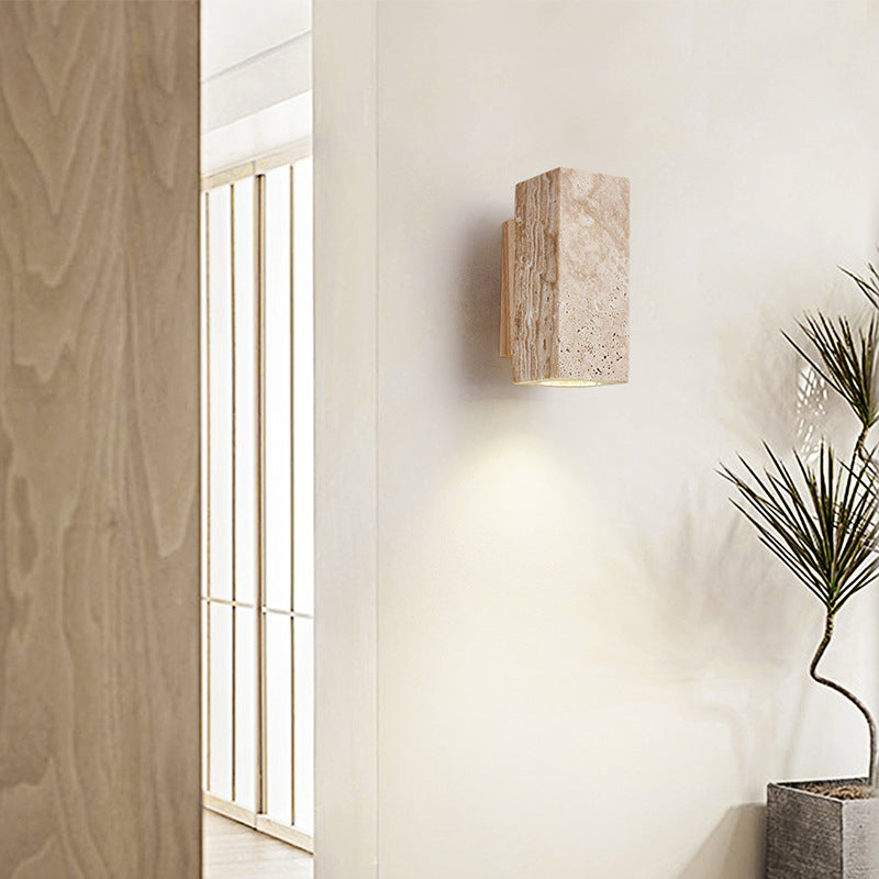 Modern Wall Light Fixture Minimalist Marble Wall Light Sconce for Bedroom