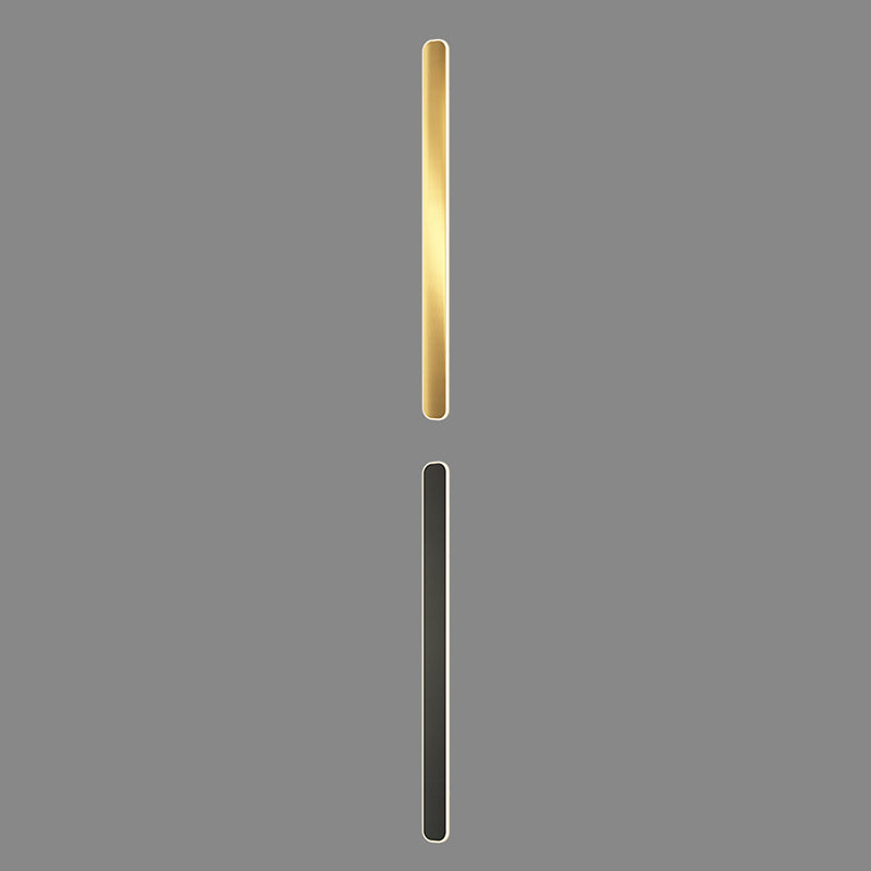 Modern Metal Wall Sconce Rectangle Shape Wall Light with Acrylic Shade for Bedroom