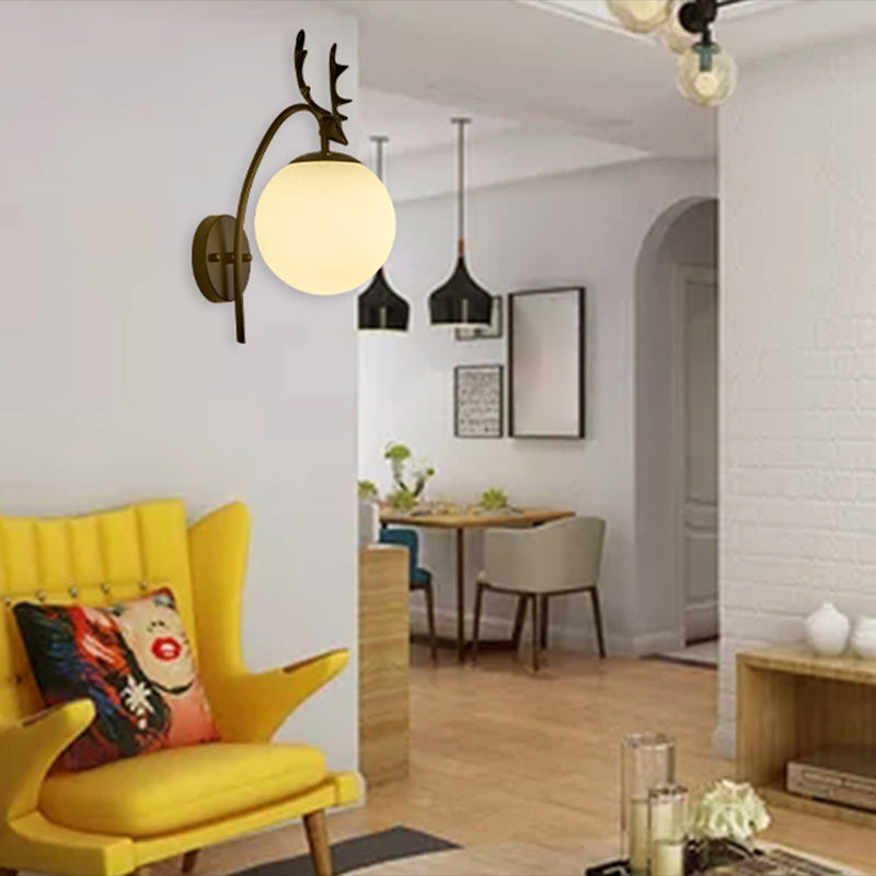 Modern Wall Sconce Lighting Glass 1 Light Wall Lighting Fixtures for Dining Room