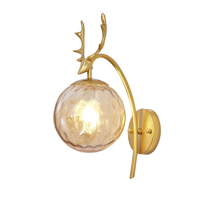 Modern Wall Sconce Lighting Glass 1 Light Wall Lighting Fixtures for Dining Room