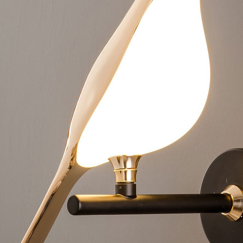 Modern 1/2-Light Wall Mounted Sconce Metal Unique Wall Light