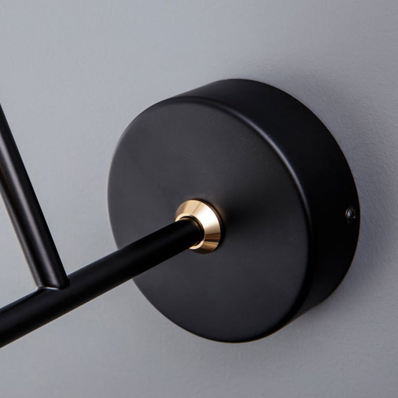 Modern 1/2-Light Wall Mounted Sconce Metal Unique Wall Light