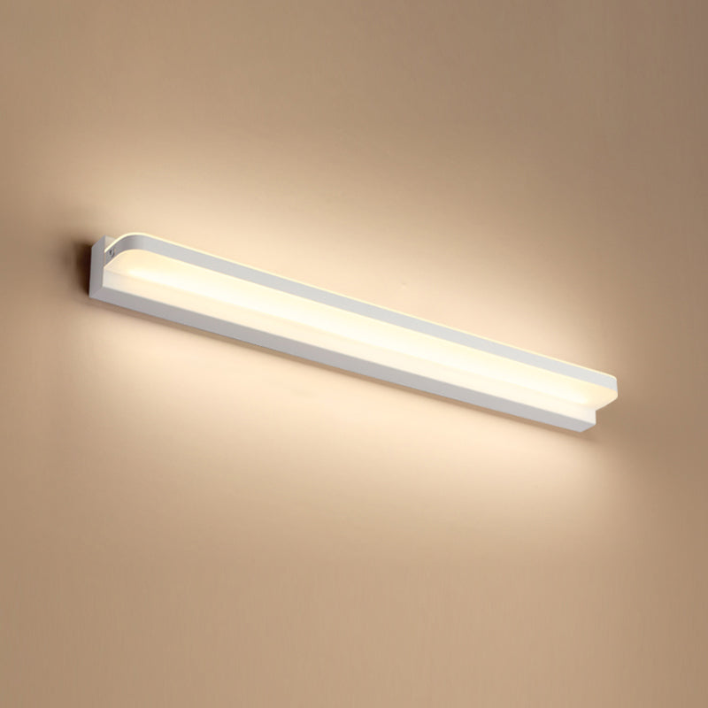Minimalism Vanity Lighting Linear Metal Wall Light Fixture for Bathroom