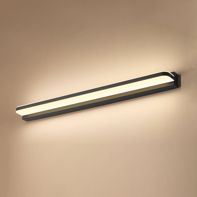 Minimalism Vanity Lighting Linear Metal Wall Light Fixture for Bathroom