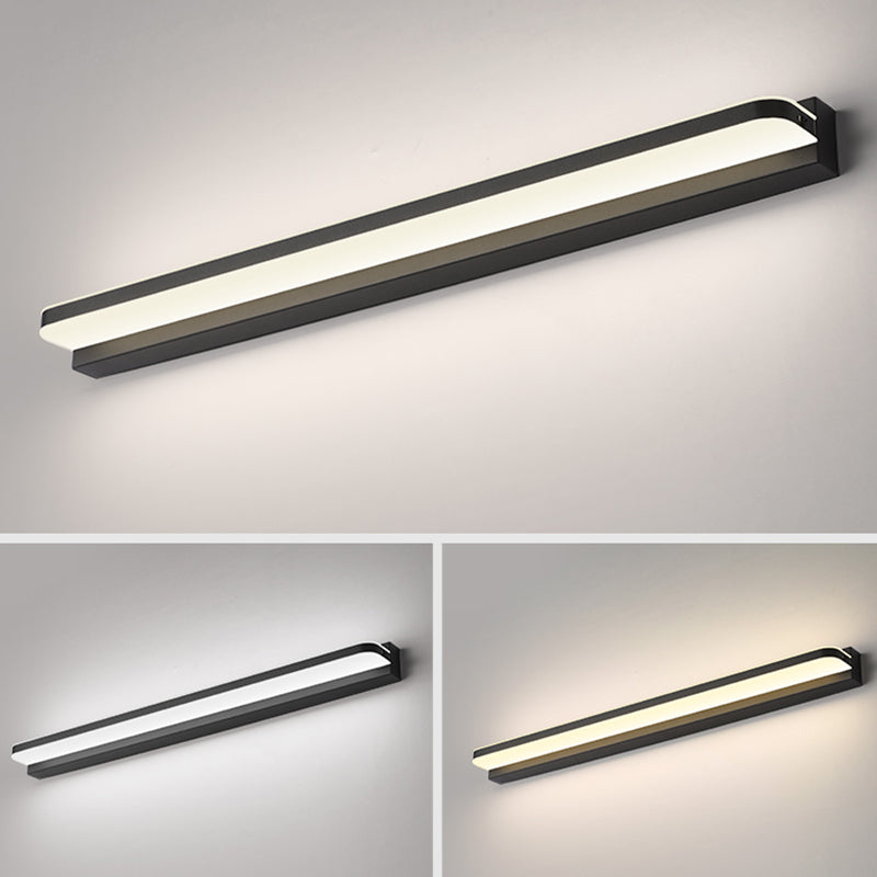 Minimalism Vanity Lighting Linear Metal Wall Light Fixture for Bathroom