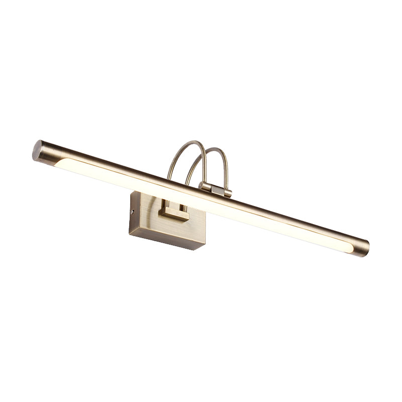 Minimalism Vanity Lighting Strip Metal Wall Light Fixture for Bathroom
