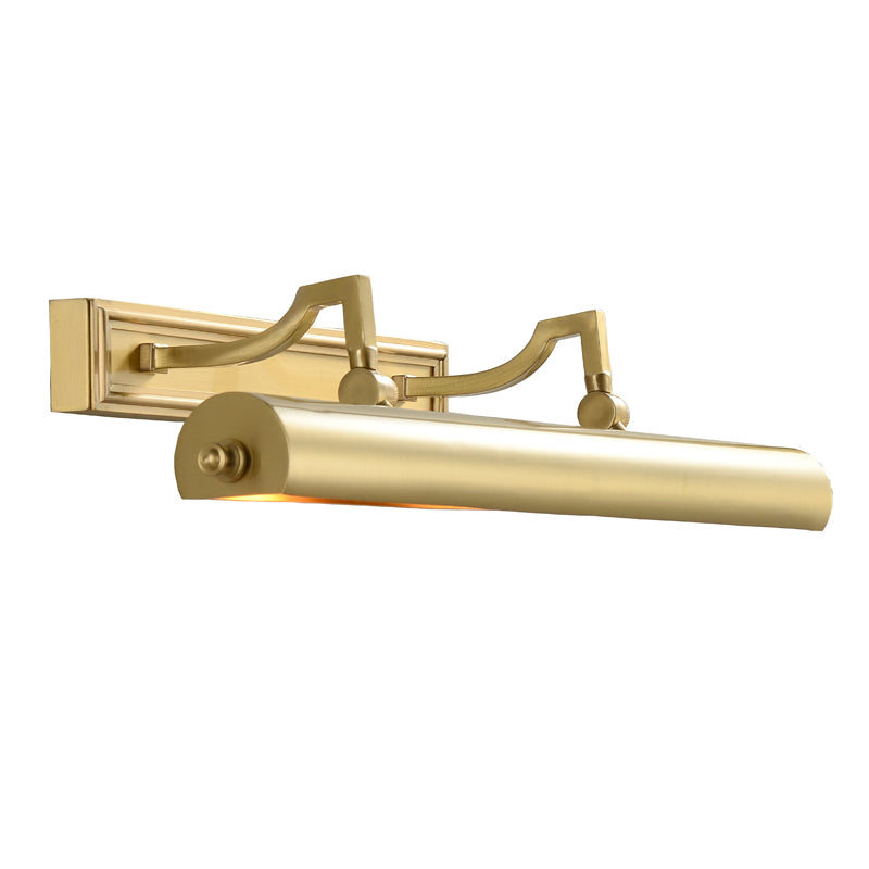 Modern Vanity Lighting Copper Wall Light Fixture in Gold for Bathroom