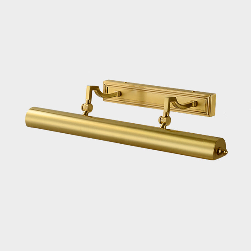 Modern Vanity Lighting Copper Wall Light Fixture in Gold for Bathroom