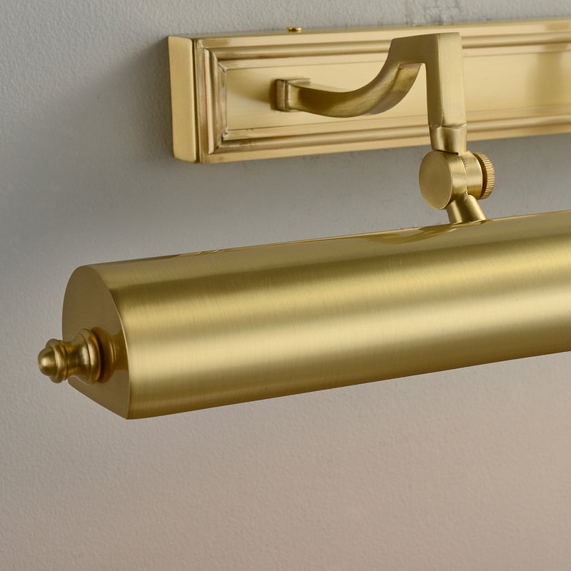 Modern Vanity Lighting Copper Wall Light Fixture in Gold for Bathroom