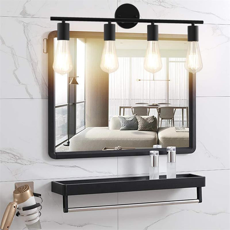 Multi - Light Bathroom Vanity Lighting Iron Industrial Bath Vanity without Shade
