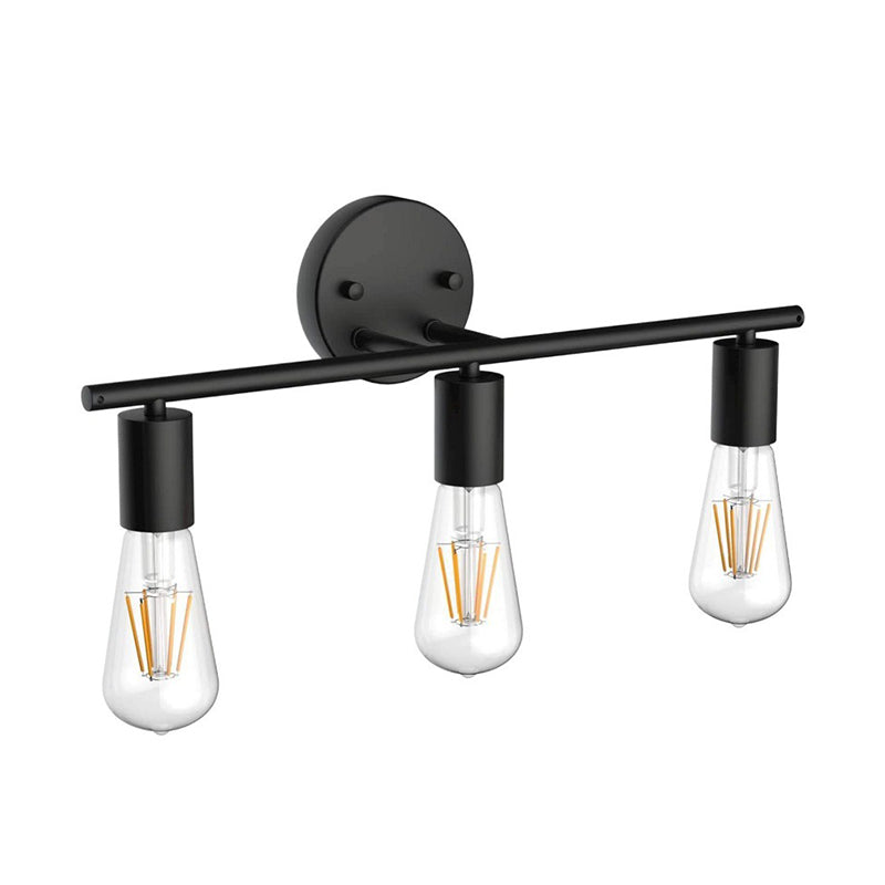 Multi - Light Bathroom Vanity Lighting Iron Industrial Bath Vanity without Shade