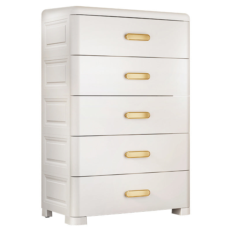 Modern Nursery Dresser Plastic Kids Furniture with Drawers for Bedroom