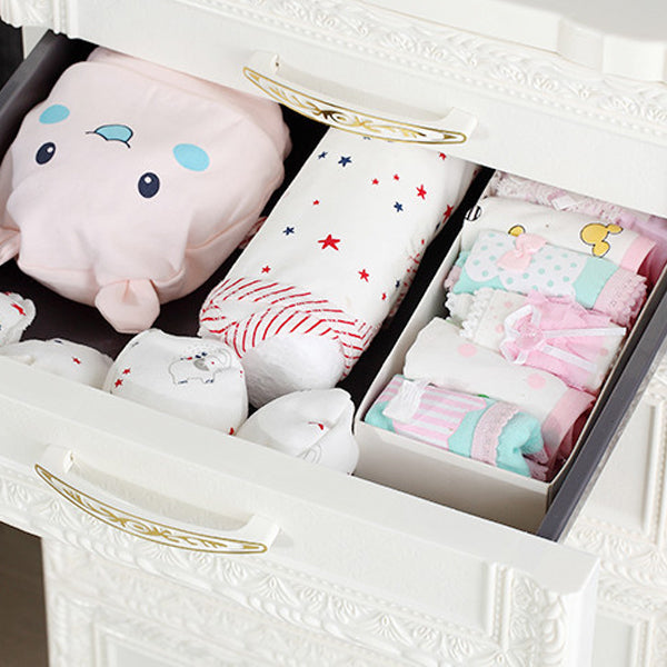 Scandinavian Plastic Kids Dressers Vertical Kids Furniture with Drawers