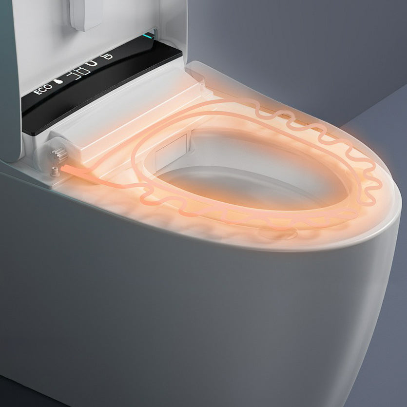 Modern Toilet Bowl All-In-One ABS Floor Mounted Siphon Jet Urine Toilet