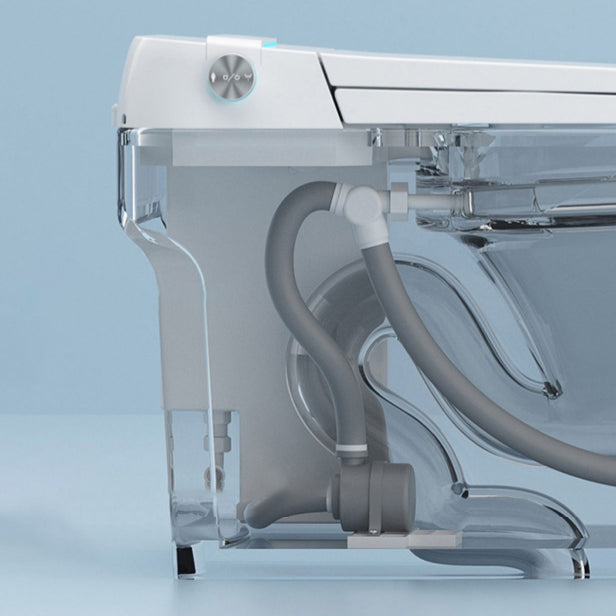 Modern Toilet Bowl All-In-One Porcelain Floor Mounted Siphon Jet Flush Toilet
