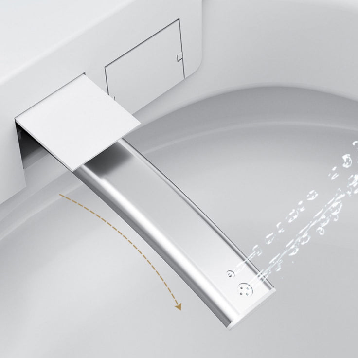 Modern Toilet Bowl All-In-One Porcelain Floor Mounted Siphon Jet Flush Toilet