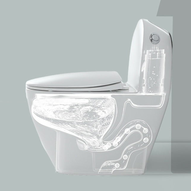 Traditional Toilet Bowl One Piece Toilet Floor Mounted Porcelain Toilet