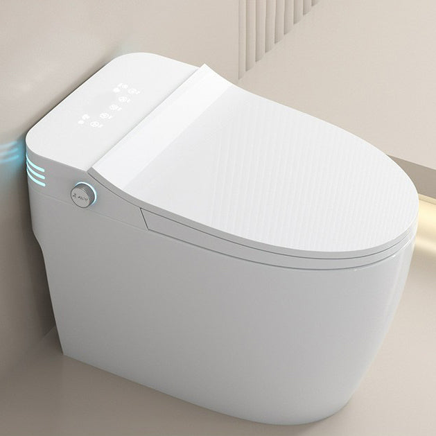 Modern Toilet Bowl ABS Floor Mounted Siphon Jet Flush Toilet