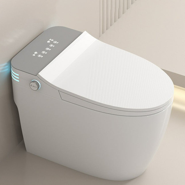 Modern Toilet Bowl ABS Floor Mounted Siphon Jet Flush Toilet
