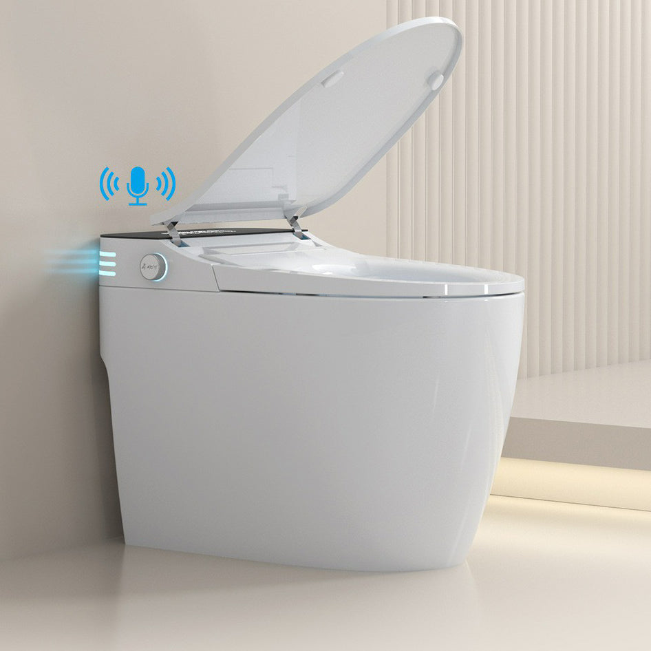 Modern Toilet Bowl ABS Floor Mounted Siphon Jet Flush Toilet