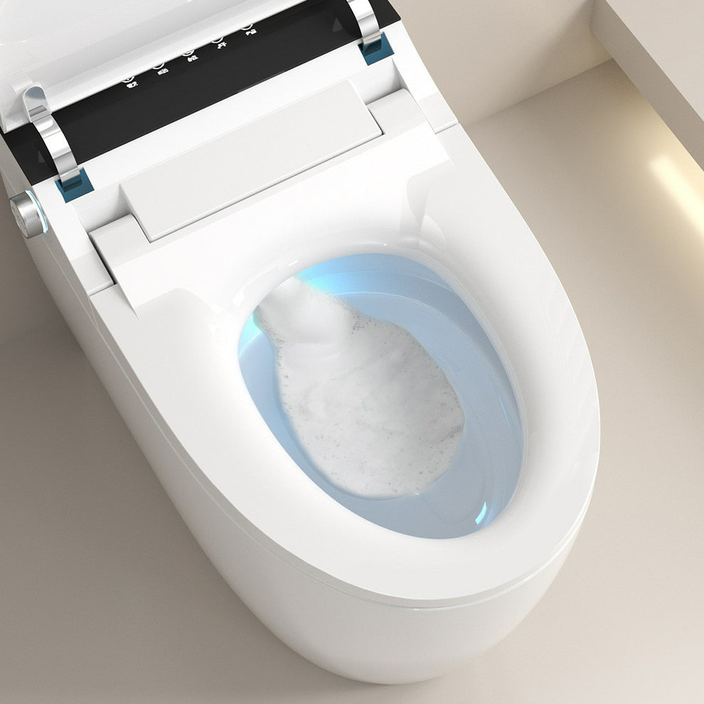 Modern Toilet Bowl ABS Floor Mounted Siphon Jet Flush Toilet