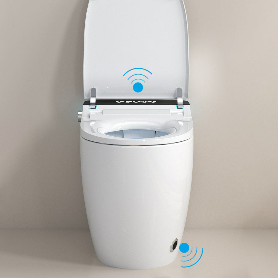 Modern Toilet Bowl ABS Floor Mounted Siphon Jet Flush Toilet
