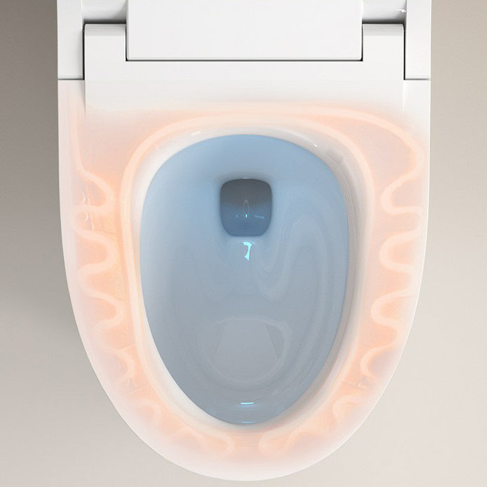 Modern Toilet Bowl ABS Floor Mounted Siphon Jet Flush Toilet