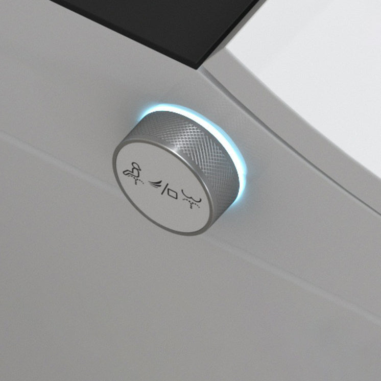 Modern Toilet Bowl ABS Floor Mounted Siphon Jet Flush Toilet