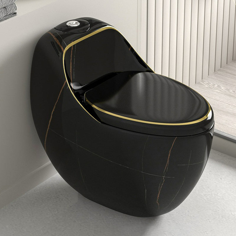 Contemporary 1 Piece Flush Toilet Floor Mounted Urine Toilet for Bathroom