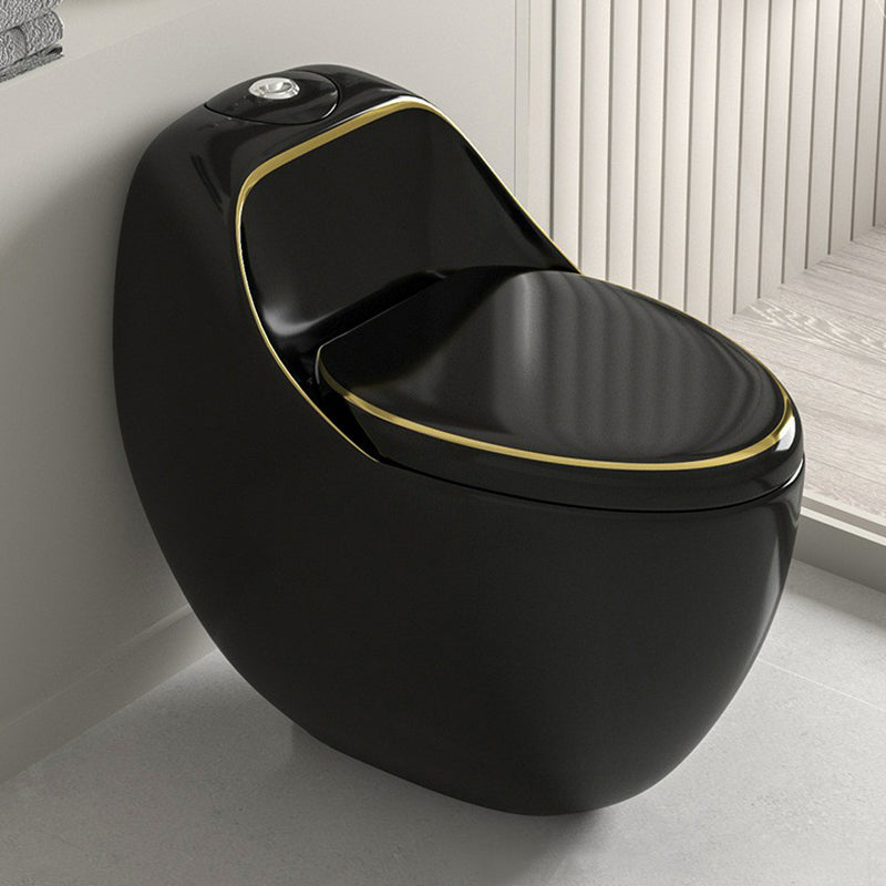 Contemporary 1 Piece Flush Toilet Floor Mounted Urine Toilet for Bathroom