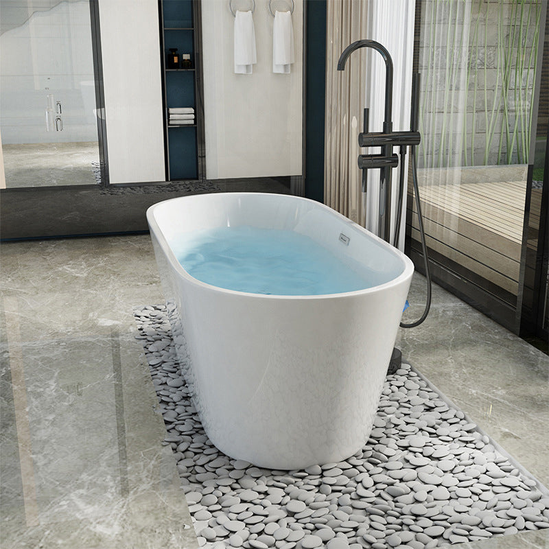 Soaking Bathtub Antique Finish Back to Wall Acrylic Bath Tub