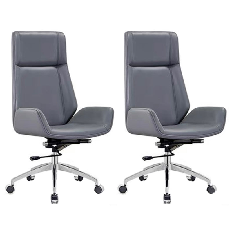 Contemporary No Arm Executive Chair Wheels Included Managers Chair for Office