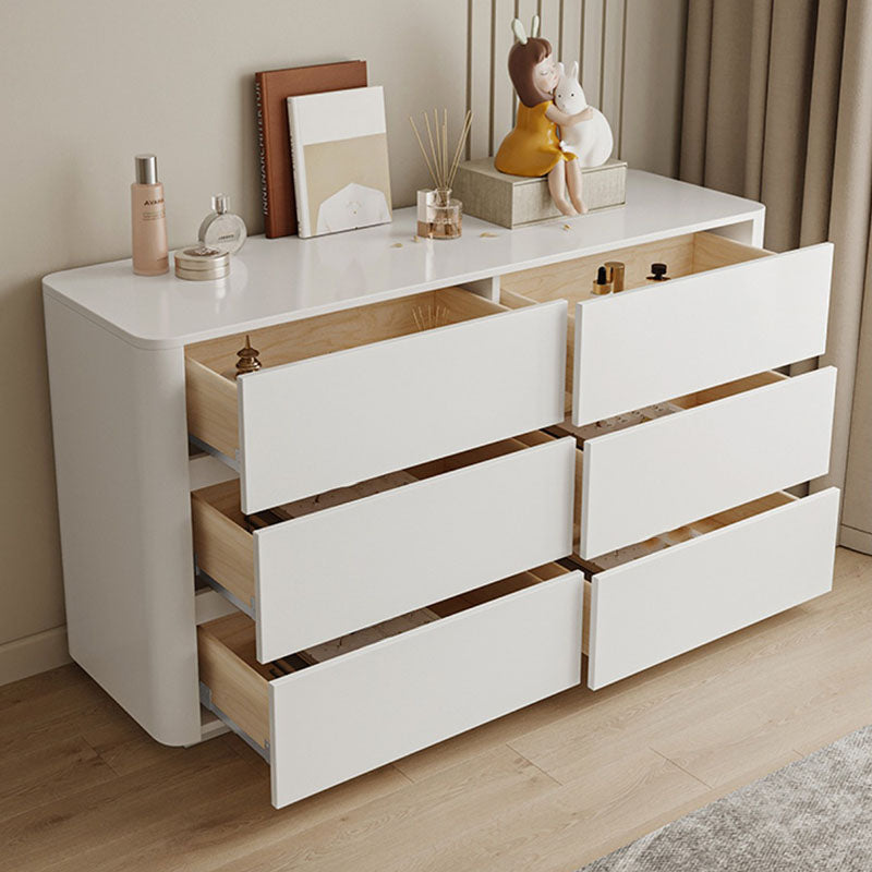 Modern Storage Chest Manufactured Wood Dresser with 5/6 Drawers , 15.6-inch W