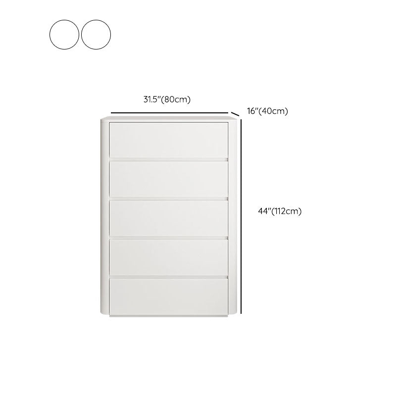 Modern Storage Chest Manufactured Wood Dresser with 5/6 Drawers , 15.6-inch W